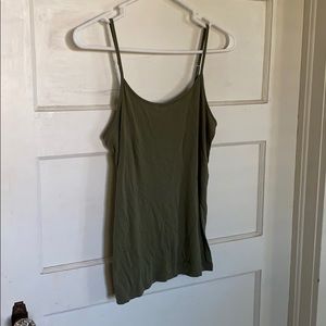 Olive Green Loose Tank